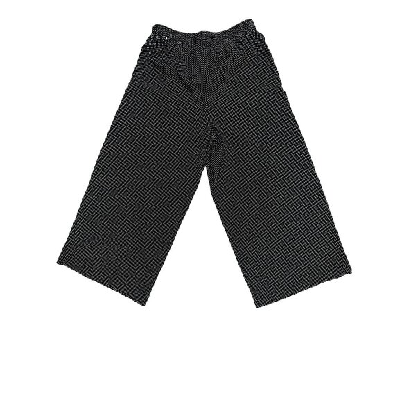 Adrianna Papell LG Polka Dot Culotte Pants Retro Wide Leg Trousers Chic Goucho - Picture 4 of 10